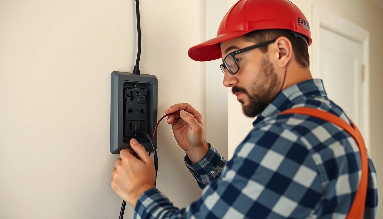 EV Charger Outlet Installation